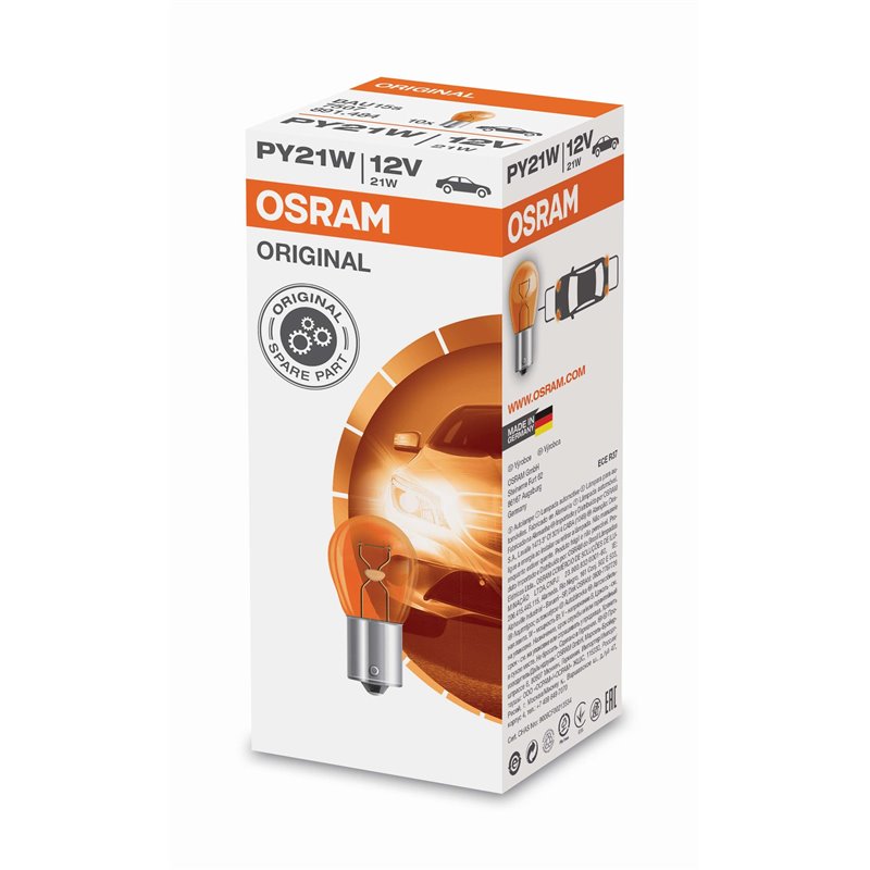 PY21W Osram GlÃ¶dlampa 10-Pack